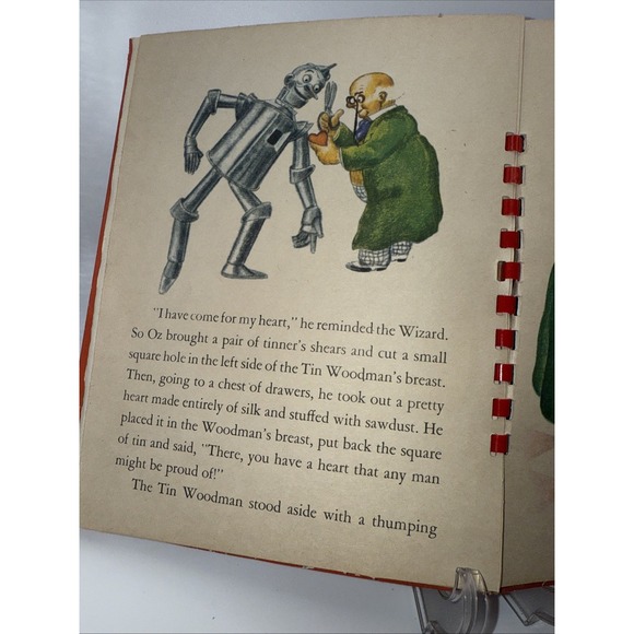 1944 The Wizard of Oz Animated Book -  Julian Wehr, L Frank Baum - Rare Vintage - Picture 5 of 6